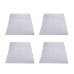 4X Silver Reflekterande Tyg Sy På Fiber 39,4 Tum Tyg Material Kemisk Substans