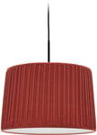 Guash, Pendel lampe, moderne, vintage, stof by Kave Home (H: 26 cm. x B: 40 cm. x L: 40 cm., Terracotta)