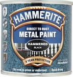 Hammerite 5084792 Metal Paint Hammered Black 250ml