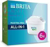 6x BRITA Water Filter MAXTRA PRO All-in-1 Jug Replacement Cartridge Refills 150L