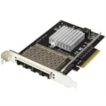 StarTech.com Quad Port 10G SFP+ Network Card - Intel XL710 Open SFP+ 