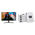 Samsung LU32J590UQPXXU UJ590 32" 4K UHD Monitor - Ultra HD 3840 x 2160, HDMI, Displayport, Freesync & Amazon Basics Multi-purpose Copy Printer Paper, A4 75gsm, 2500 Count, 5 Pack of 500, White