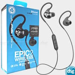 JLAB Epic 2 Sport Wireless Bluetooth Earphones / Earbuds - Black