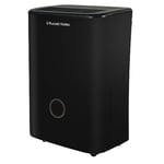 Russell Hobbs Dehumidifier 20 Litre/Day for Damp/Mould & Moisture in Home, Kitchen, Bedroom, Office, Caravan, Laundry Drying, 50m2 Room, Smart Timer, Black RHDH2002B