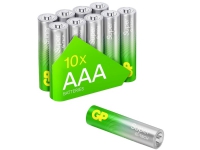 GP-batterier AAA-batteri Super Alkaline Mangan 1,5 V 10 st