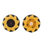 CONNOR Roue Mecanum pour robot intelligent, pieces et accessoires pour voiture, composants omnidirectionnels pour jouets a monter soi-meme, 48 mm (1 paire)