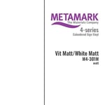 Metamark Vinyl Matt - Folie 32 x 100 cm White Vit