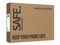 SAFE. by PanzerGlass - 2-in-1 Protection Pack - baksidesskydd för mobiltelefon - termoplastisk polyuretan (TPU) - transparent - med skärmskyddare - för Apple iPhone 12 mini