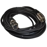 3-pin XLR M to XLR F Cable for Shure SM86 SM58 Microphones