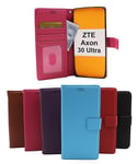 billigamobilskydd.se New Standcase Wallet ZTE Axon 30 Ultra 5G (Svart)