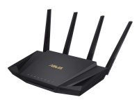 ASUS RT-AX58U - - trådlös router - 4-ports-switch - 1GbE - Wi-Fi 6 - Dubbelband