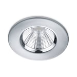 Trio Lighting Kromattu, upotettava LED-kohdevalaisin Zagros IP65