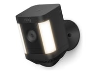 Ring Spotlight Cam Plus Battery, IP-turvakamera, Ulkona, Langaton, Katto/seinä, Musta, Laatikko
