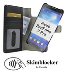 Skimblocker Magnet Fodral Asus ZenFone 7 Pro (ZS671KS) (Svart)