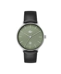 Lacoste Analogue Quartz Watch for Men with Green Leather Strap - 2011225