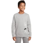 Nike Sportswear Sweatshirt Barn - Grå - str. 158 - 170