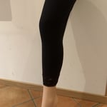 Avet 39390 Leggings I 3/4 längd och spets nertill. Svart M