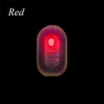 Smart Nail Stickers Led Light Flash Affixed Fingernail Decal Red