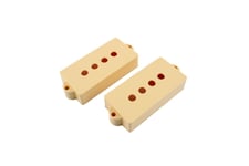 ALLPARTS PC-0951-028 Pickup covers for Precision Bass Cream