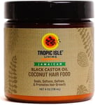 Tropic Isle Living Jamaican Black Castor Oil Coconut Hair Food 4oz With Coconut