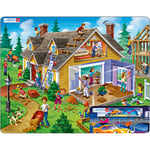 Pussel, stl. 28x36 cm, 58-62 brickor, 2 st./ 1 set