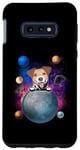 Coque pour Galaxy S10e Jack Russell Terrier On The Moon Galaxy Funny Dog In Space