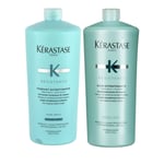 Kérastase Resistance Fondant Extentioniste 1000ml + Bain Extentioniste 1000ml
