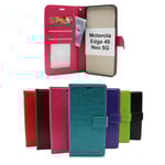 Crazy Horse Wallet Motorola Edge 40 Neo 5G Turkos