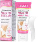 Hair Removal Cream, Intimate Painless Hair Remover for Sensitive Skin - Depilat