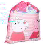 Gymnastikpåse 44x37cm Gymbag Gympapåse - Greta Gris