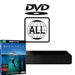 Panasonic Blu-ray Player DP-UB154EB-K MultiRegion for DVD inc Blue Planet 2 4K