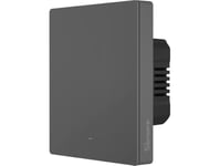 Inteligentny Przełącznik Ścienny Wifi Sonoff M5-1C-80 (1-Kanałowy, Do Ramki, Grafitowy)