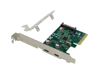 Conceptronic Emrick13g, Pcie, Usb 3.2 Gen 2 (3.1 Gen 2), Pci 3.0, Sata 15-Pin, Grön, Kina