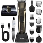 SEJOY Professional Mens Hair Clippers Barbers Cutting Beard Trimmer Grooming Kit