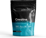 Creatine Monohydrate Powder, 250G, 50 Servings, Unflavoured