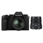 Fujifilm X-S10 m/18-55mm og 50mm f/2 Kit pluss XF Sort