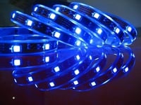 Blå LED-list med dubbelhäftande tejp, SMD, 30cm