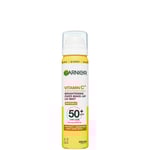 Garnier Vitamin C Brightening Over Make-Up UV Mist Invisible with SPF50+ and Vitamin C 75ml