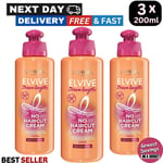 L'Oréal Hair Leave In Conditioner Cream, by Elvive Dream Lengths 200ml x 3 pack