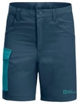 Jack Wolfskin Unisex Active K Shorts Dark Sea 140, Dark Sea, 10 Years