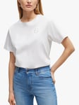 BOSS Elphi Crew Neck Relaxed T-Shirt, White