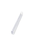 CombBind indbindingsryg Combs 51mm A4 21R sort Hvid - Plastic binding comb