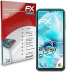 atFoliX 3x Screen Protector for Nokia X10 Protective Film clear&flexible