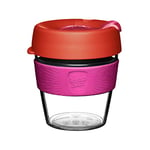 KeepCup Tasse à café originale en plastique transparent réutilisable | Couvercle anti-éclaboussures, sans BPA, qualité barista | Petite | 227 ml | Daybreak