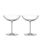 Orrefors - Geometry Cocktail Glas 26 cl 2-Pack - Drinkglas - Claesson Koivisto Rune - Transparent