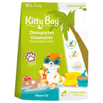 KittyBay Meow Tai brun kassava ekologiskt kattströ - Ekonomipack: 3 x 10 l (18 kg)