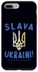 Coque pour iPhone 7 Plus/8 Plus Slava Ukraini Glory To Ukraine Pro Ukrainian Tryzub Emblème