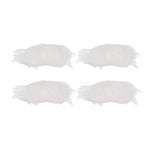 Hot 4 Pack Longest Haired Artificial Fur Fluffy Synthetics Fibers Hair Hook Bind
