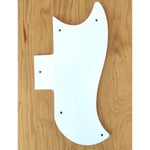 Thin White 1 ply Pickguard For Gibson 1961-1970 Half Face SG