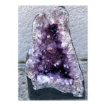 Ametist stående kluster, kristall från Uruguay